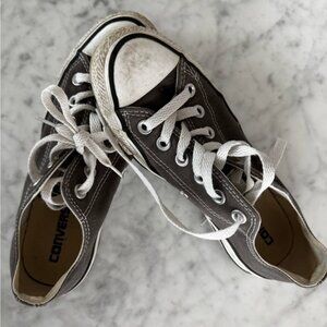 Converse Cream Canvas Sneakers
